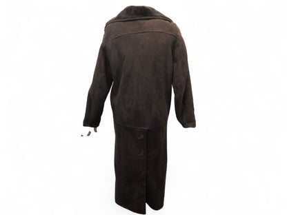 Manteau long en agneau plongé et fourrure – Chanel